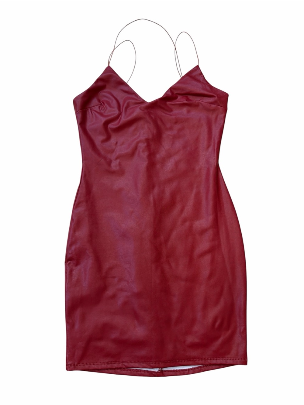 Fashion Nova Faux Leather Mini Dress